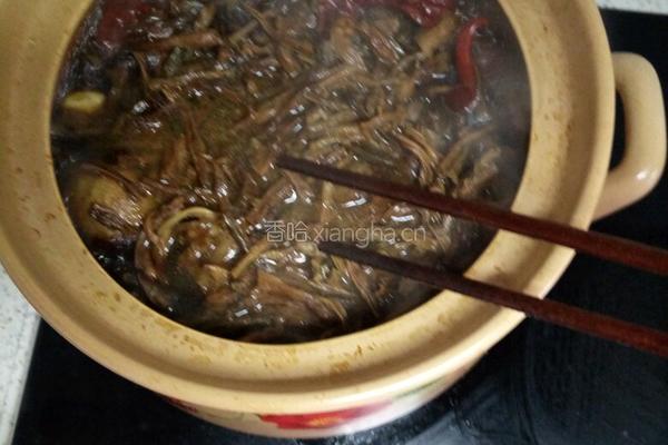 干豇豆炖猪蹄的做法图解6
