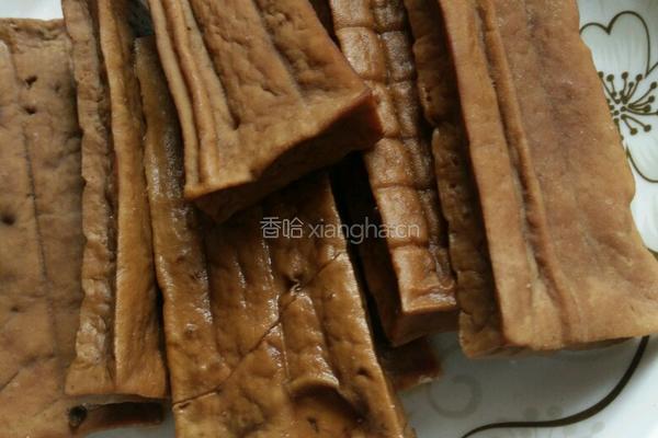 香辣卤豆干的做法图解3