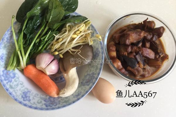 红烧肉版石锅拌饭的做法图解1