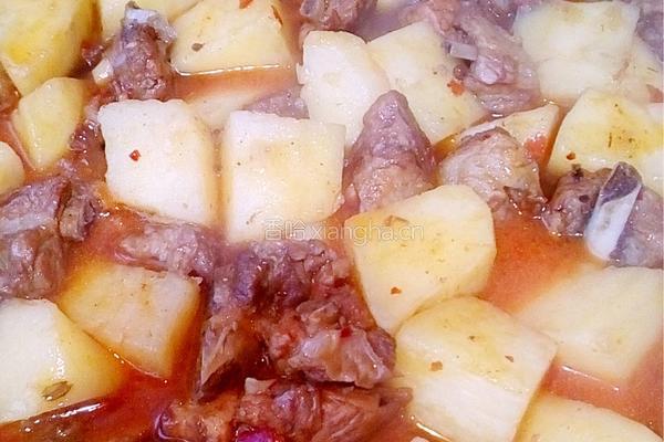 土豆烧排骨的做法图解8