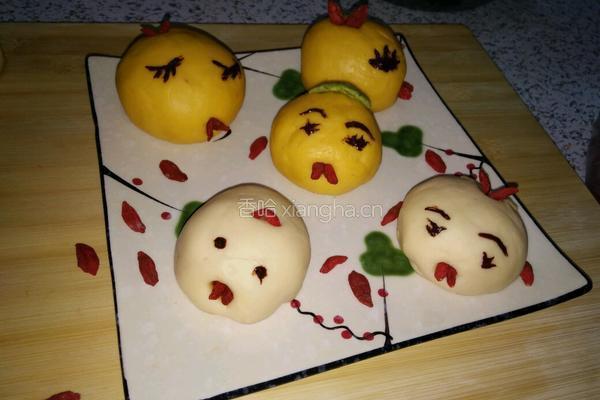 鸡年如意～小鸡糖馒头的做法图解13