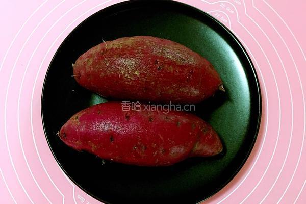 紫薯糯米小汤圆的做法图解1
