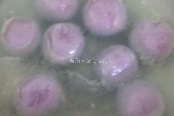 紫薯巧克力汤圆的做法图解12