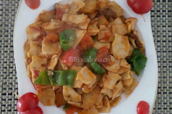 炒面皮的做法图解15