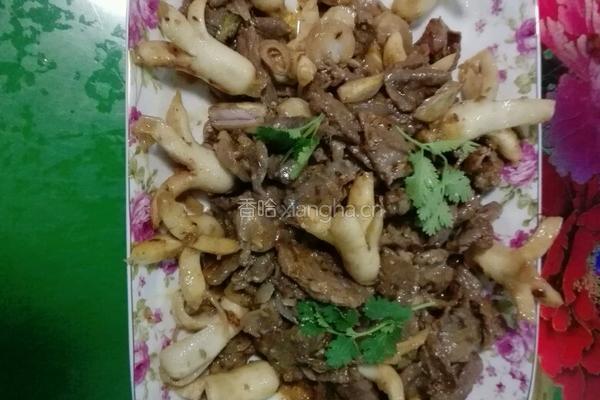 孜然牛肉墨鱼花