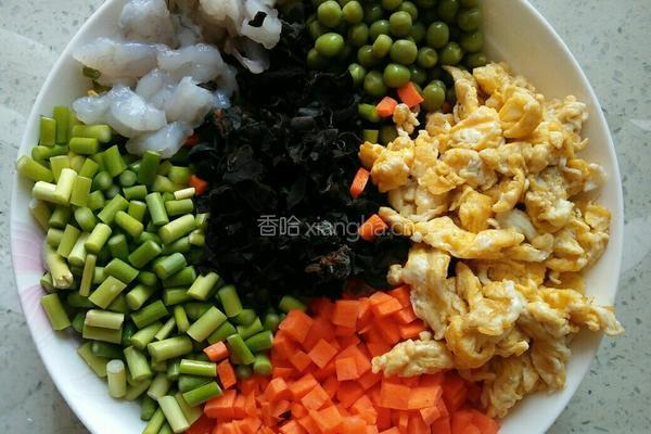 五色炒饭的做法图解6