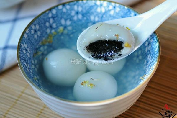 手工黑芝麻汤圆的做法图解11