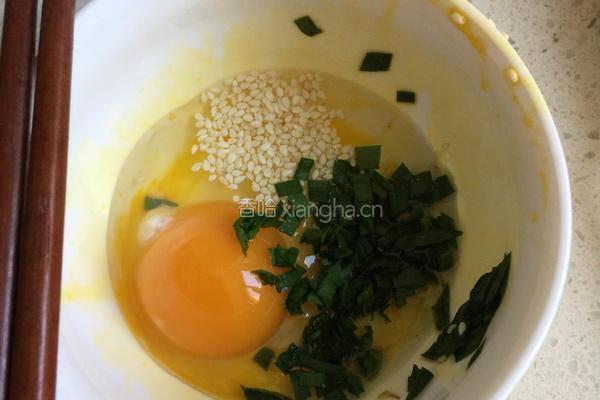 生煎韭菜荸荠饺子的做法图解3