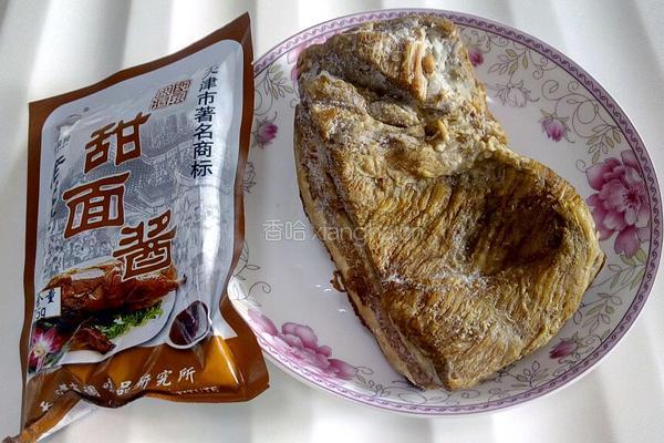 蒸面酱肉片的做法图解1