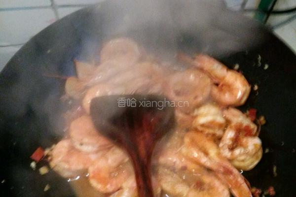 麻辣大虾的做法图解6