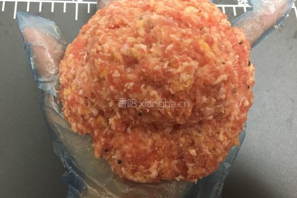 私房夹心起司汉堡肉的做法图解7