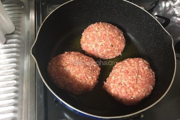 私房夹心起司汉堡肉的做法图解10