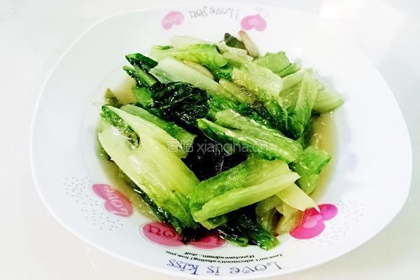 炝炒莴笋叶的做法图解8