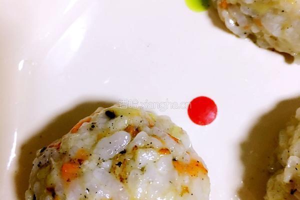 鳕鱼彩色饭团的做法图解5