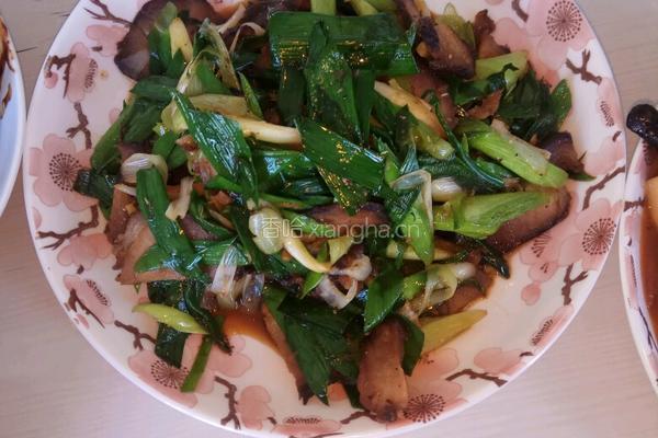 蒜苗炒腊肉
