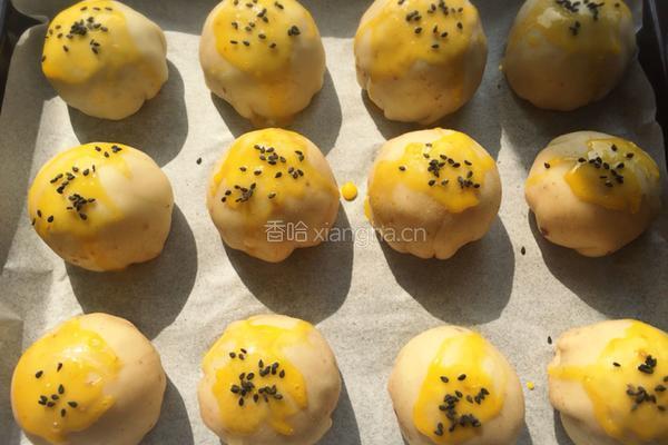 红豆芝麻酥的做法图解6