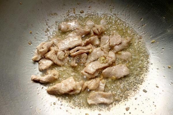 豆芽菜炒肉的做法图解5