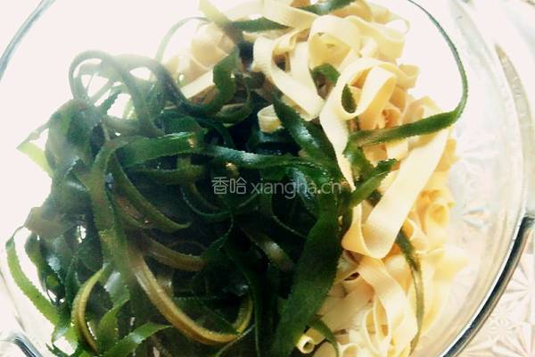 海带丝拌豆皮的做法图解7