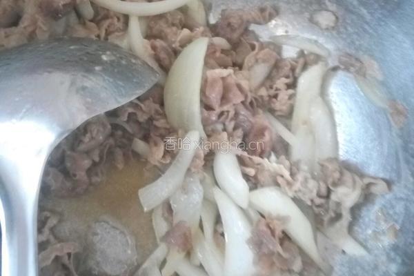 孜然洋葱炒羊肉的做法图解6