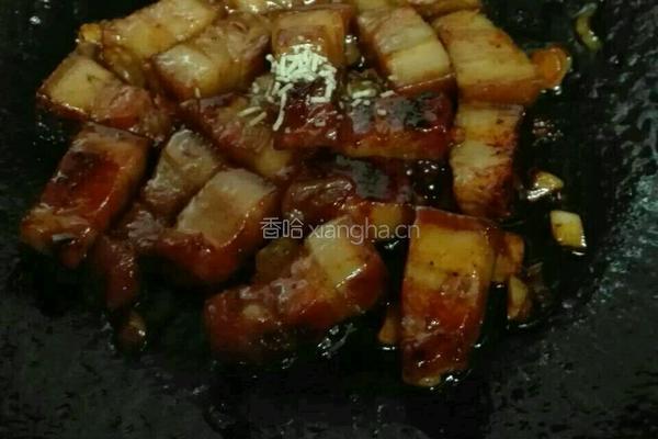 红烧肉炝西蓝花的做法图解21