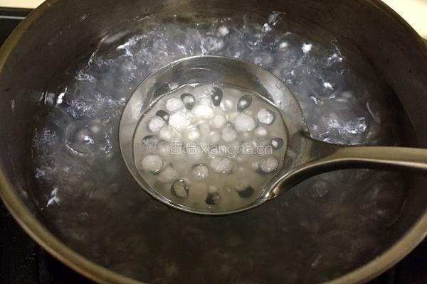 西米紫薯汤圆的做法图解7