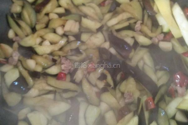 肉末油淋茄子的做法图解3