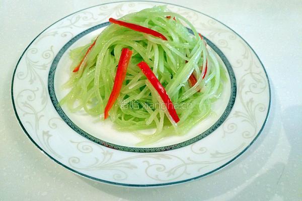 红椒莴笋丝