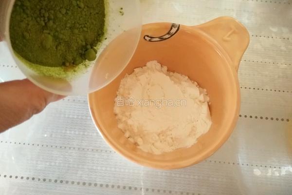 蜜豆抹茶蛋糕卷的做法图解3