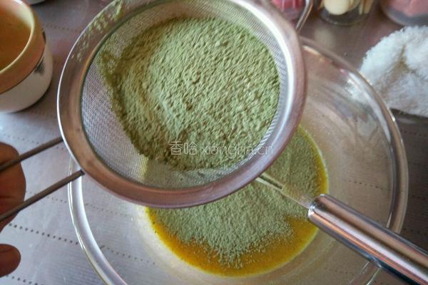 蜜豆抹茶蛋糕卷的做法图解7