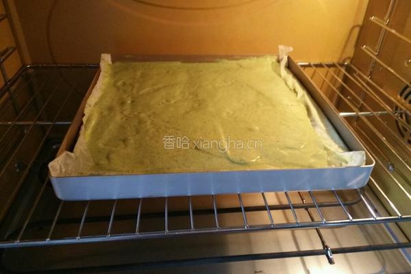 蜜豆抹茶蛋糕卷的做法图解15