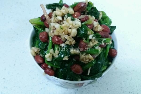 晚餐凉拌菠菜的做法图解11