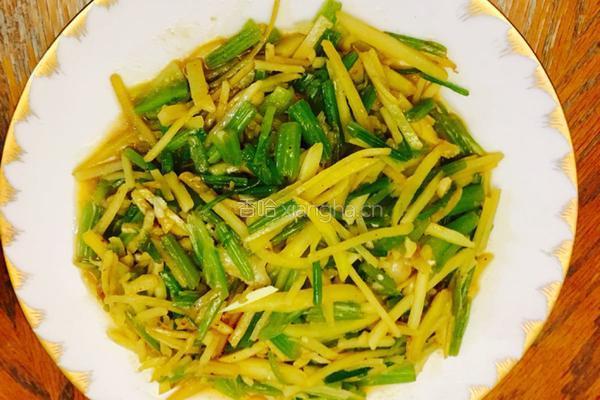 芹菜炒土豆丝的做法图解12