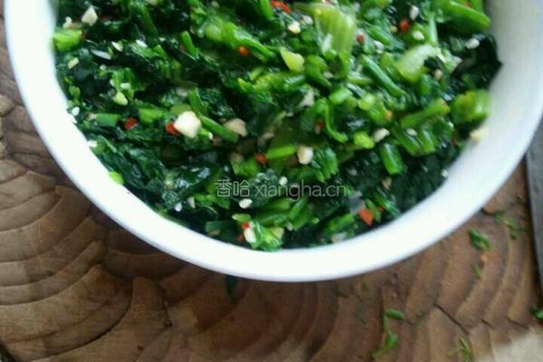 菠菜花生米的做法图解10