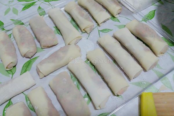 自制彩蔬春卷的做法图解10