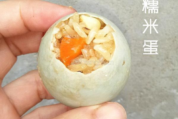 一个极具幸福感的糯米蛋的做法图解10