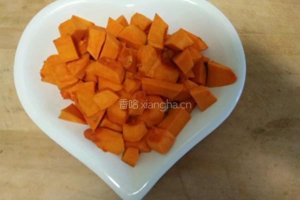 南瓜糯米粥的做法图解4