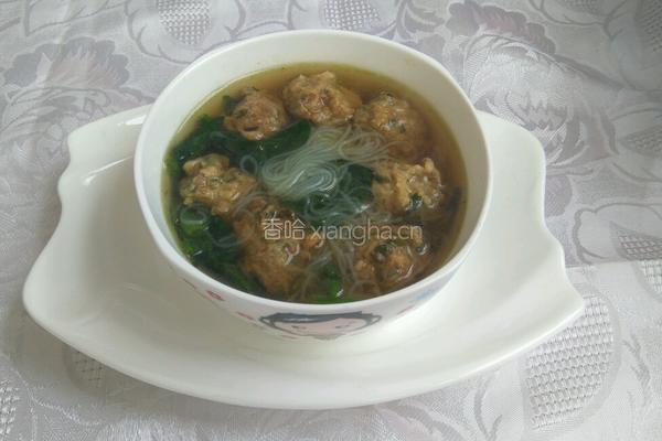 肉圆粉丝汤的做法图解5