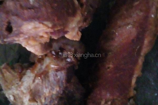 咸肉沾 醋汁的做法图解1