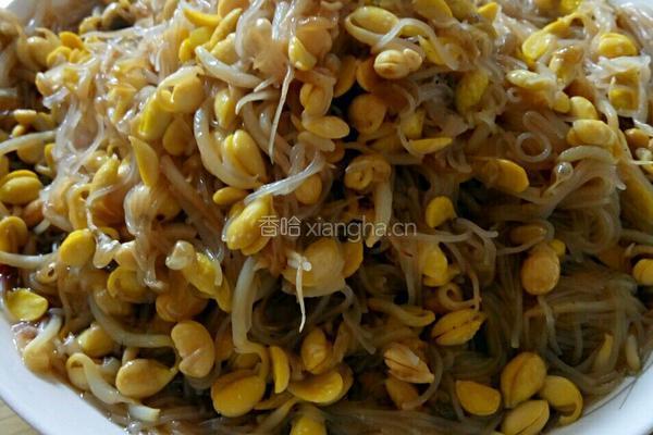 黄豆芽炒粉丝的做法图解10