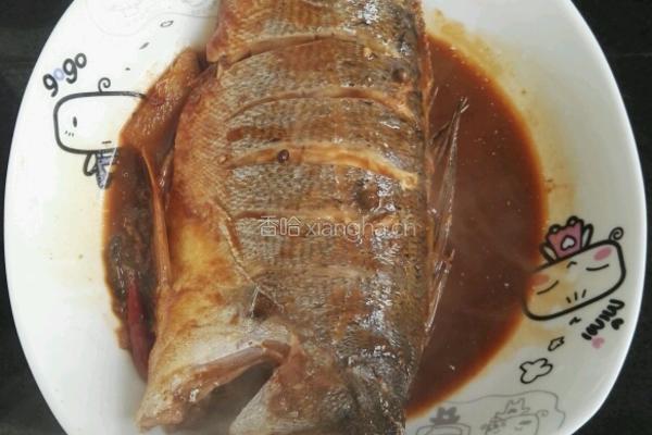 红烧海鲈鱼的做法图解10