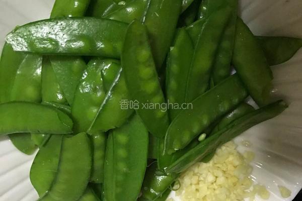 蒜蓉荷兰豆的做法图解3