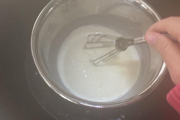 轻乳酪蛋糕的做法图解2