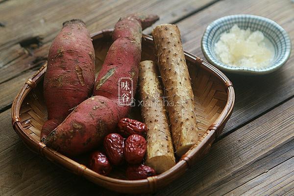 红薯淮枣糖水的做法图解1