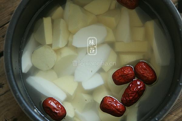 红薯淮枣糖水的做法图解3