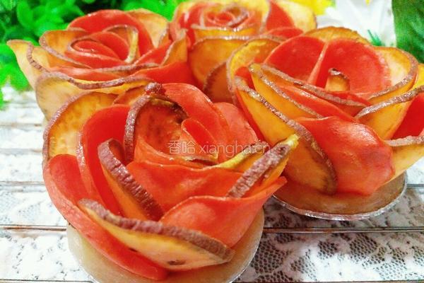 蔬菜玫瑰花的做法图解10