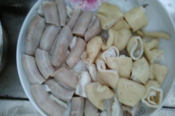 酸菜爆大肠的做法图解4