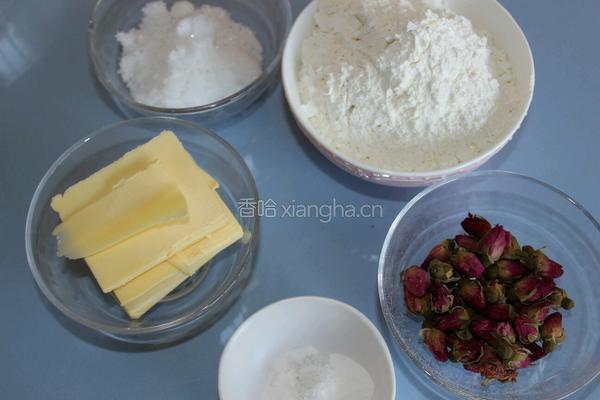 玫瑰爱心饼干的做法图解1