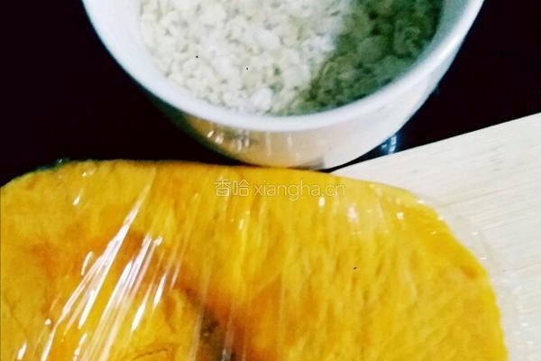 春娃子辅食之南瓜燕麦粥的做法图解2