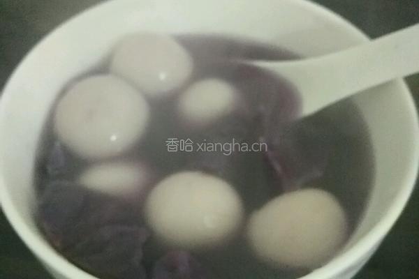 紫薯汤圆的做法图解3