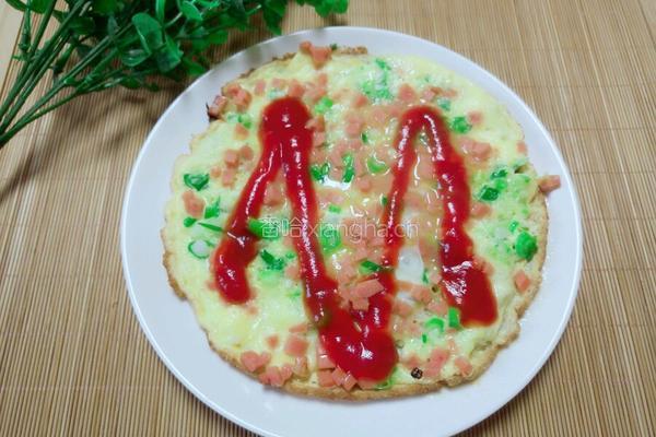 火腿鸡蛋饼的做法图解6
